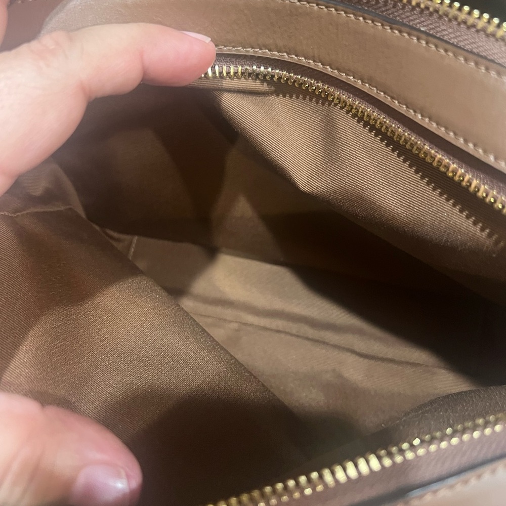 Coach Signature Tan and Brown Crossbody Bag - Picture 5 of 5